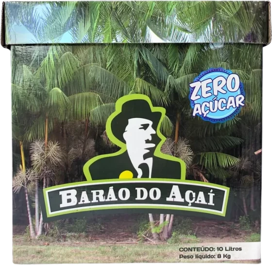 Caixa de Açaí Zero Açúcar da Barão do Açaí
